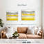 Impression abstraite sur toile jaune-1441782657