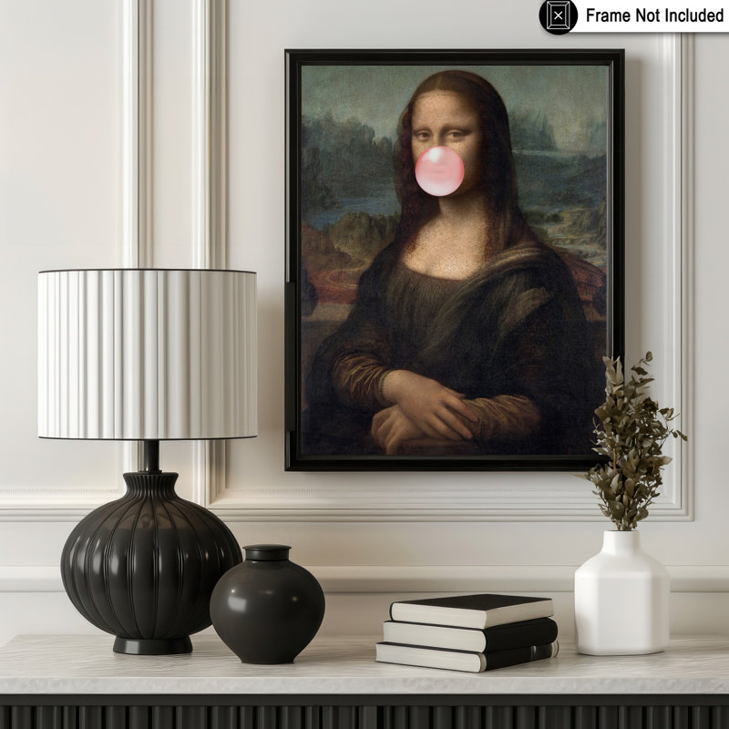 Portrait altéré de la Joconde No8, Unframed, Poster, 16"H x 20"W