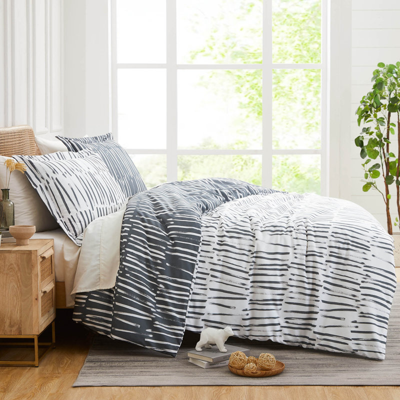 Ensemble de housse de couette réversible Spirit, Housse de couette très grand + 2 taies décorativ