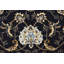 Tapis oriental bleu marine 5X8-203671233