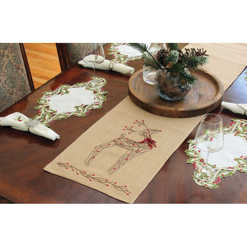 Chemin de table Azalya, L 90 po x l 13 po