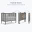 Lit de bébé convertible 2 en 1 standard-36219112