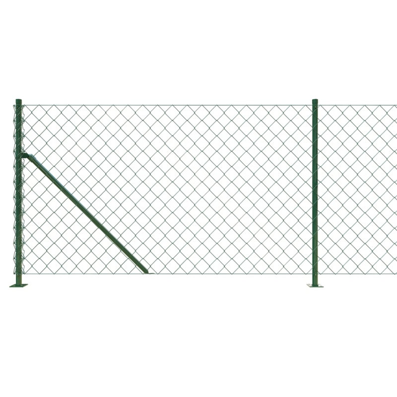 Metal Wire/Mesh Fence, 100cm H x 1000cm W, Green