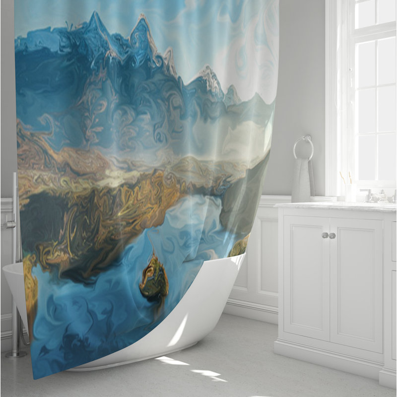 Rideau de douche Ramires, H 72 po x l 70 po
