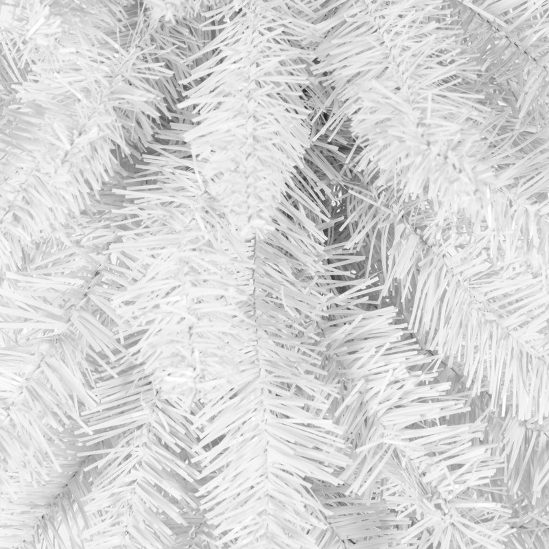 Faux Fir Swag, White