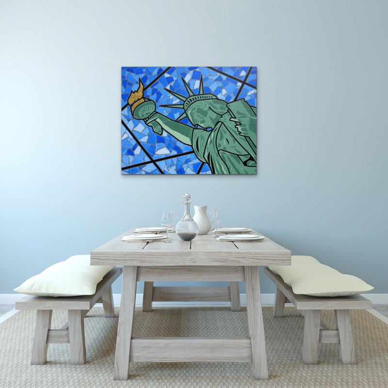 Liberty Painting by Eddie Bruckner