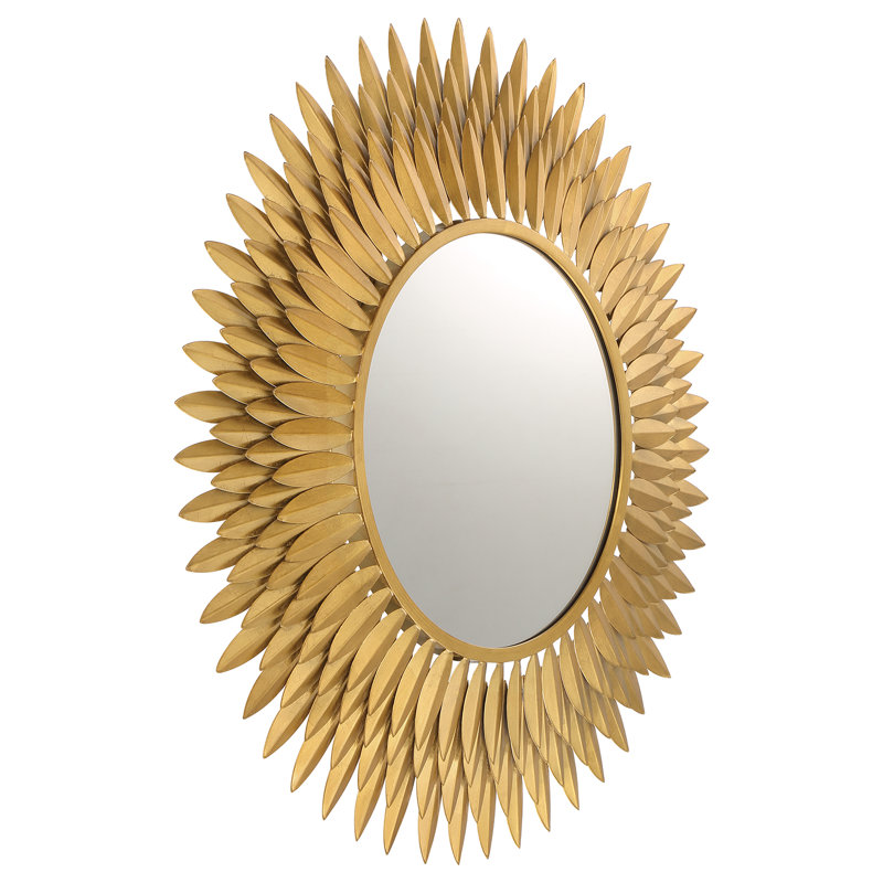 Miroir Thom, Or antique , 30 po x 30 po
