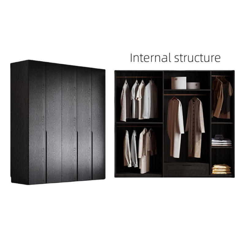 Armoire moderne et simple noire
