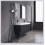 Meuble-lavabo autoportant 60 po avec double lavabo en résine, armoire de rangement avec portes à fermeture douce (ensemble KD)