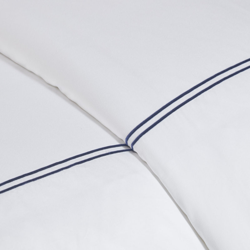 Ensembles de literie en satin de coton de qualité supérieure, style brodé élégant pour la maison