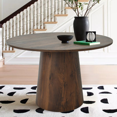46" Round Pedestal Dining Table