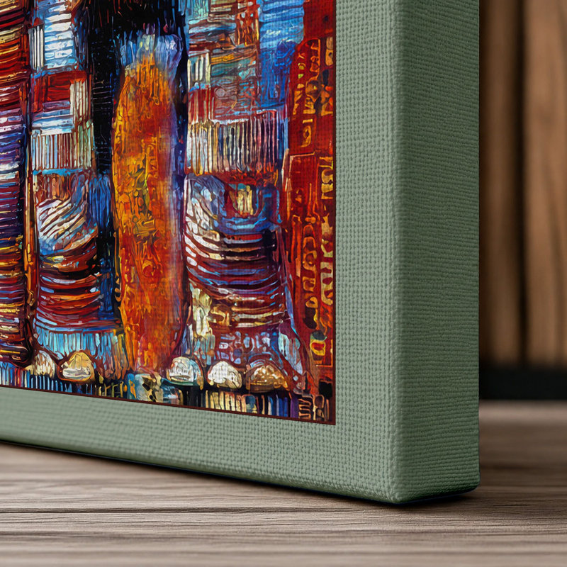 Decorated Elephant Ceremonial Maximalist - Print, 24x16 - 61.0 x 40.6 cm, Sage Border