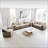 3 Piece Comfortable Oversized Sectional Sofa-486091486
