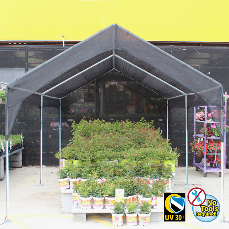 10 pi. L 20 pi. Pavillon de jardin en acier