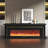 47.24"Retro Black Electric Fireplace-997528571-997528575