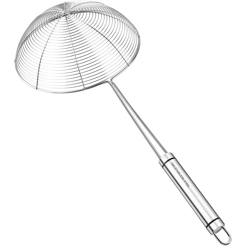 RJ Legend Stainless Steel Spider Strainer with Handle
