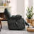 40.9"Wide Modern Heated Recliner with Cup Holder, Pocket Storage, and Plug-In USB Port-93314338