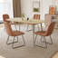 5-Piece Dining Table and Chairs ,Dining Room Set with 4 Modern Chairs-64484352-64484358