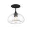 Plafonnier 1 lumière Lani noir mat Lani-234823154