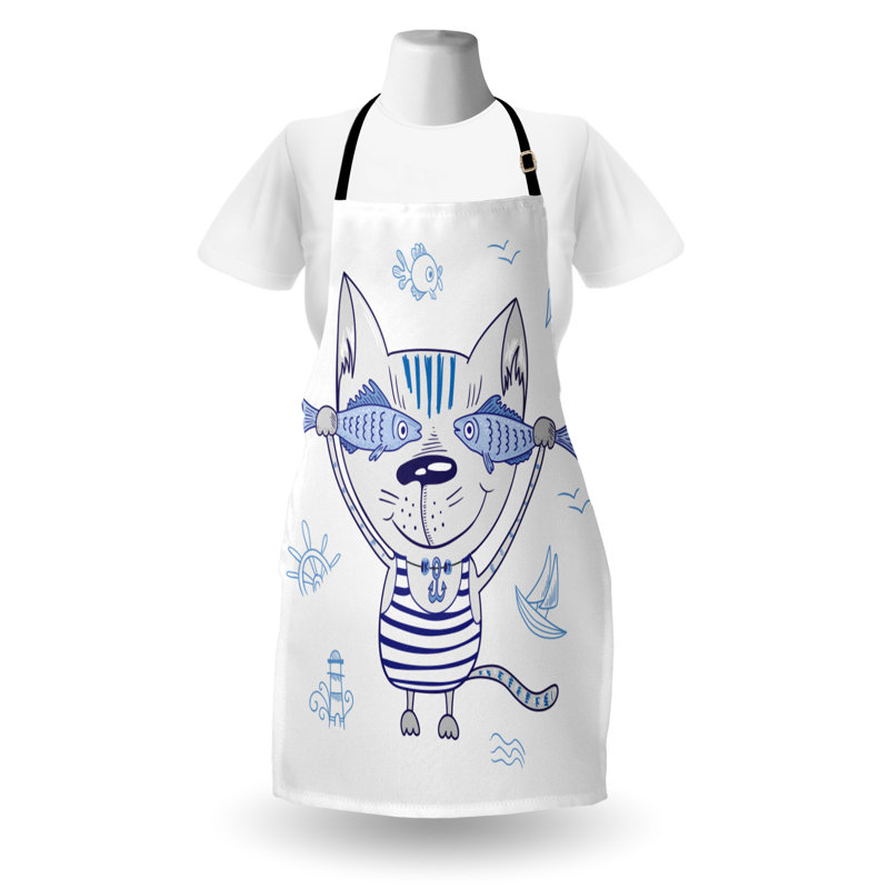 No Pattern Bib Apron
