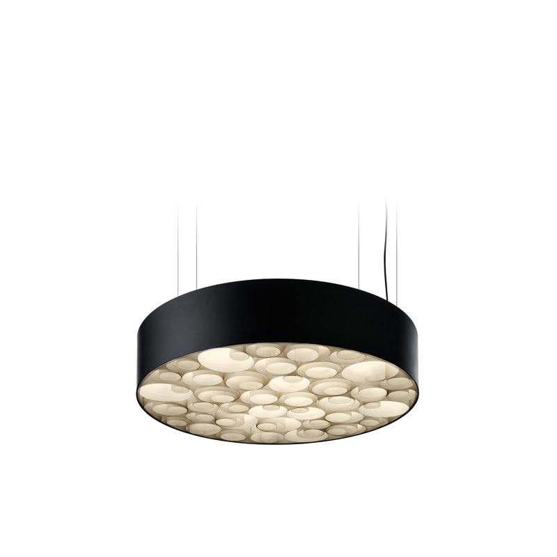 Spiro 1 - Light LED Pendant, Ivory White, Matte Black