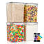  Airtight Food Storage Containers with Lids 4 Pack - (5qt/170oz)