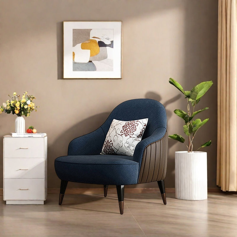 Vanjo, Mélange de polyester bleu foncé
