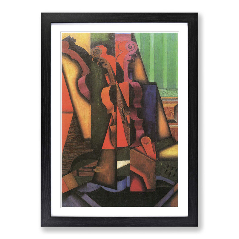 Juan Gris - Single Picture Frame Print, Black