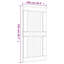 Porte coulissante avec quincaillerie Vidaxl-112703984-112703988
