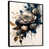 Toile avec cadre flottant noir