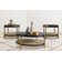 Ensemble de table basse et de table de bout 3 pièces Arini