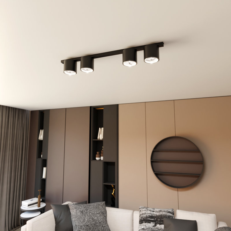 Marlyse Flush Mount, Black