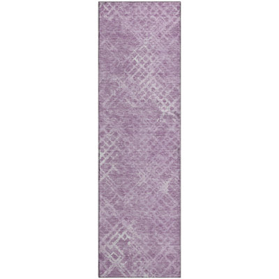Premium Machine Washable Prisco Lavender Rug