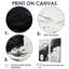 Black And White Paint River I - Black Art Prints On Canvas-1452115279-1452115278-1452115277