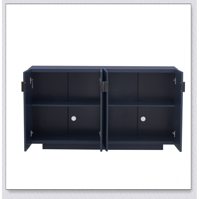 Accent Cabinet, Antique Navy
