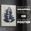 Fleurs bleu marine pressées IV - Impression sur toile seulement - NON-CADRE-1975207505