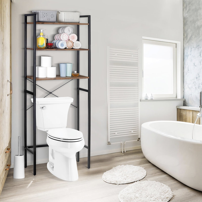 Rangement pour salle de bain Monette, Rustic Brown