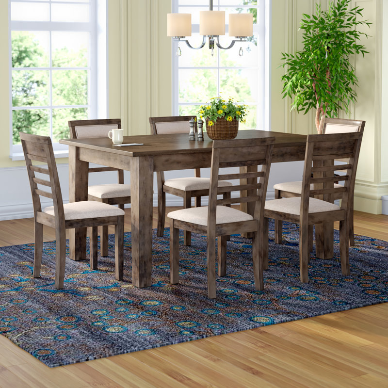 Bodhe 5-Piece Dining Table Set, Brown, 5
