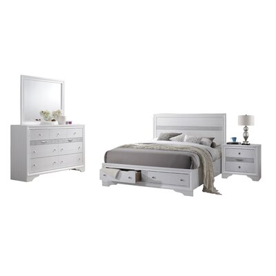 Hardrick Delaware Standard 4 Piece Bedroom Set -  Willa Arloâ¢ Interiors, 0FE1FE88942A4179B8AF39E08E028DB6