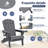  Outdoor Folding Adirondack Chair-304253547