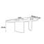 Bureau d'ordinateur moderne ergonomique courbé en bois massif-23070522
