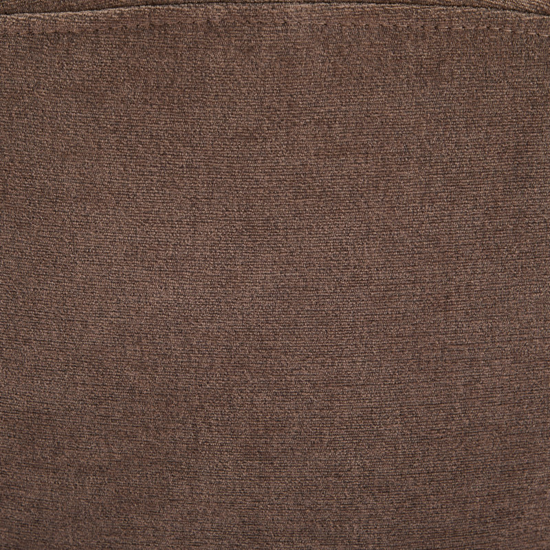 Fauteuil d'appoint pivotant rembourré, Chenille brun