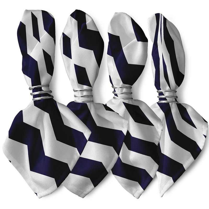 Serviette Pemma, Bleu marine, L 18 po x L 18 po