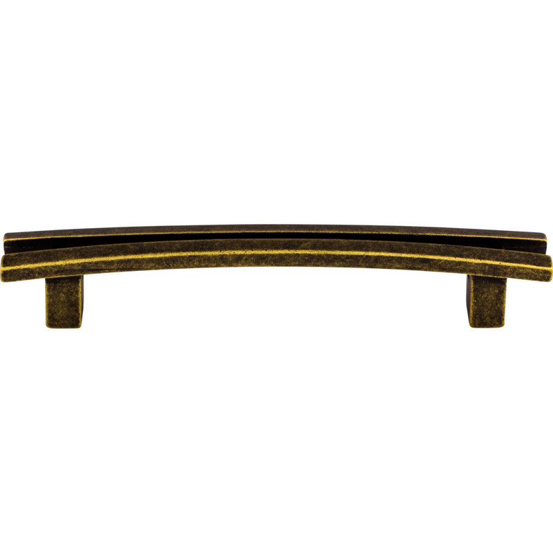 Flared 5" Center to Center Bar pull, German Bronze