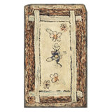 One-of-a-Kind 2'0" x 3'0" Rectangle Hand Hooked Area Rug