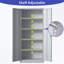 Armoire de rangement à 4 tablettes de 31,5 po de largeur Meiting-1397032821