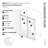 Astro 56 - 60 in. x 78 in. Fully Frameless Glass Sliding Shower Door-108205037