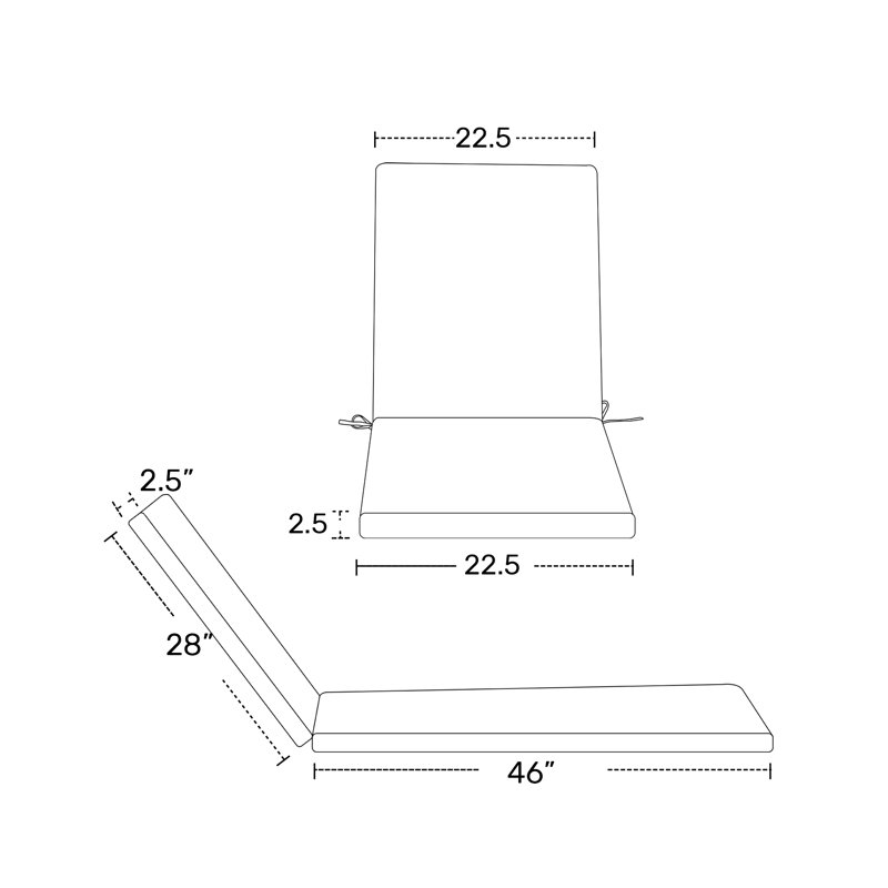 Coussin Latitude Run®, Vert, L 22,5 po x P 74 po