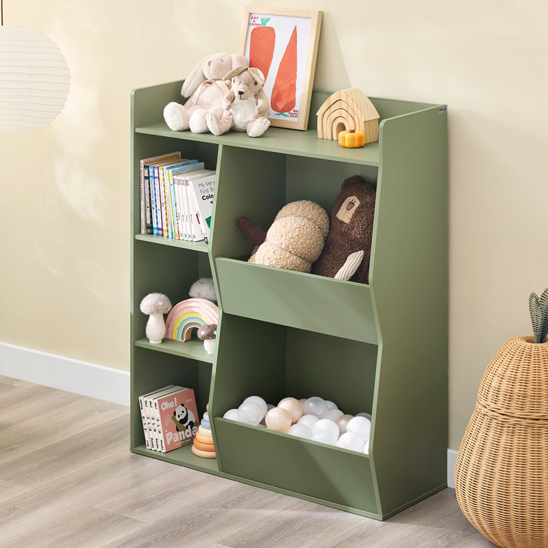 Toy Storage Kids Bookcase, Green