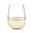 Libbey Stemless 12-Piece Wine Glass Party Set for Red and White Wines